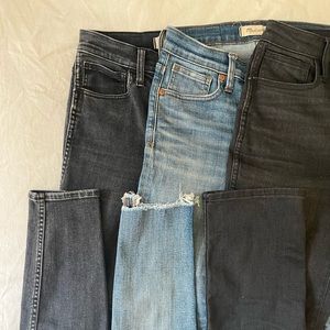 Bundle: 3 Madewell Jeans, Size 24